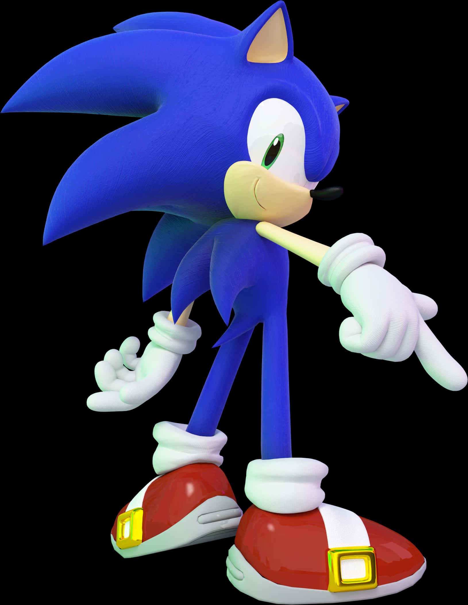 Sonic_ The_ Hedgehog_ Thinking_ Pose