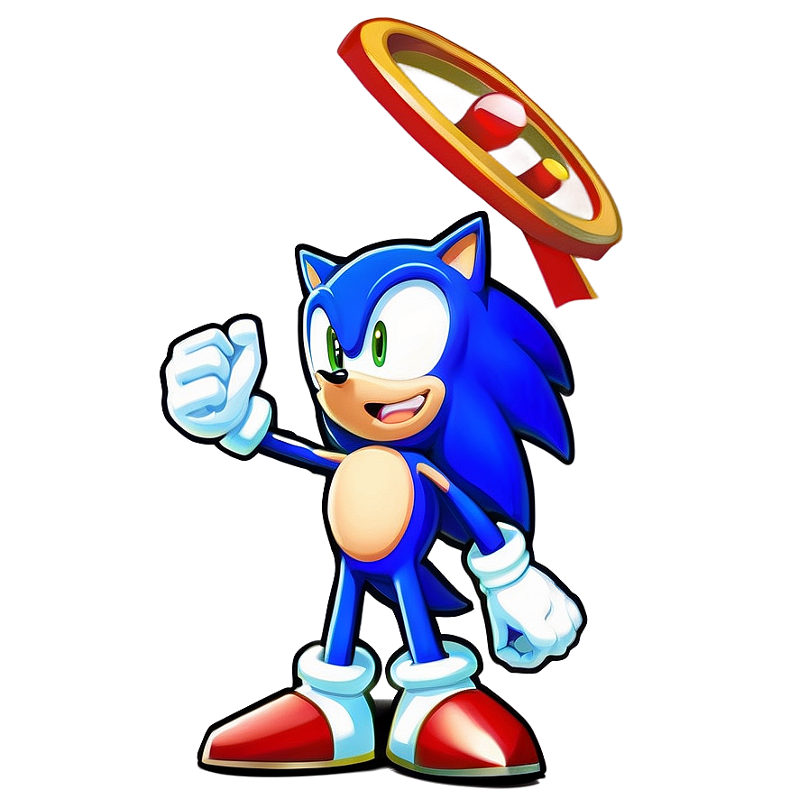 Sonic The Hedgehog Victory Pose Png Ivs4