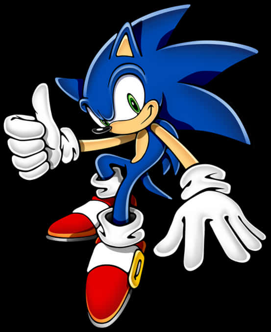 Sonic Thumbs Up Pose