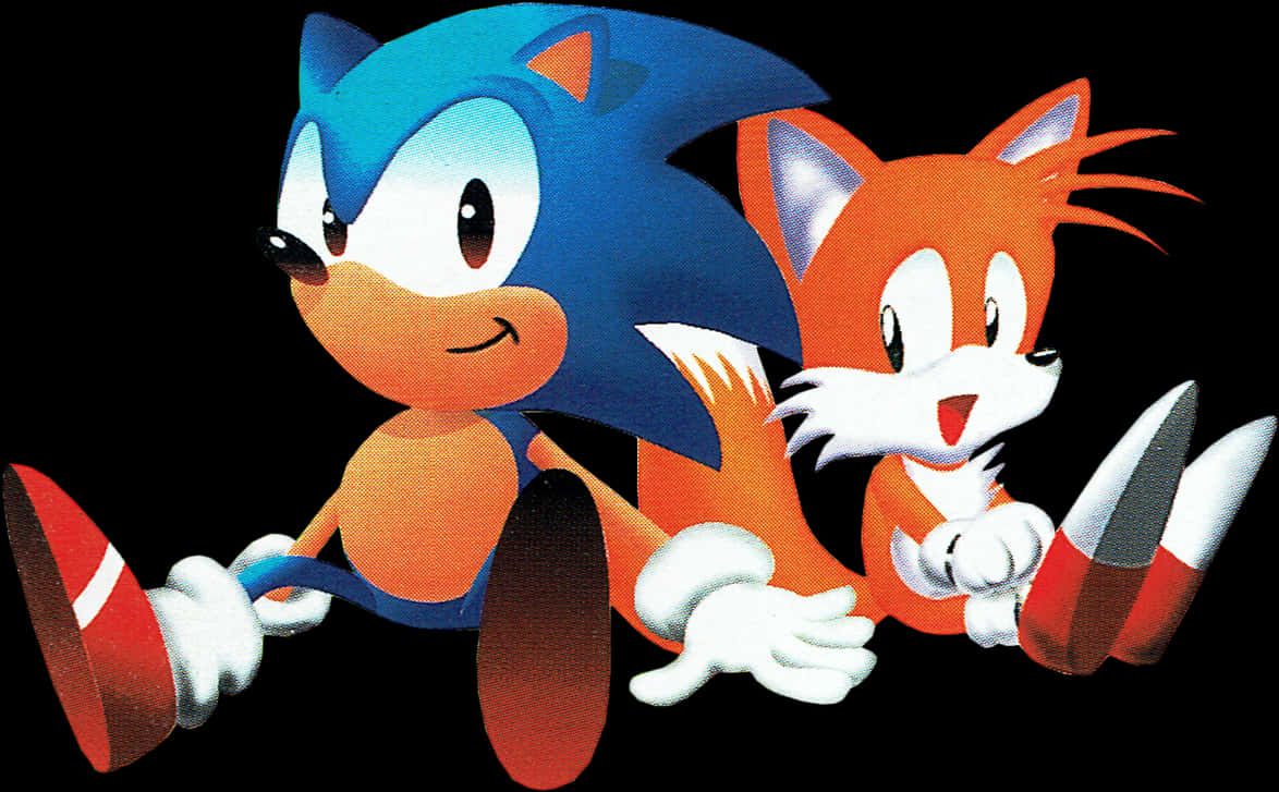 Sonicand Tails Classic Pose