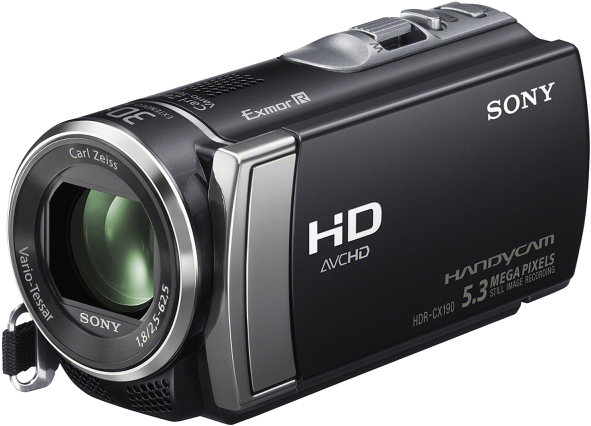 Sony_ Handycam_ H D R C X190_ H D_ Camcorder