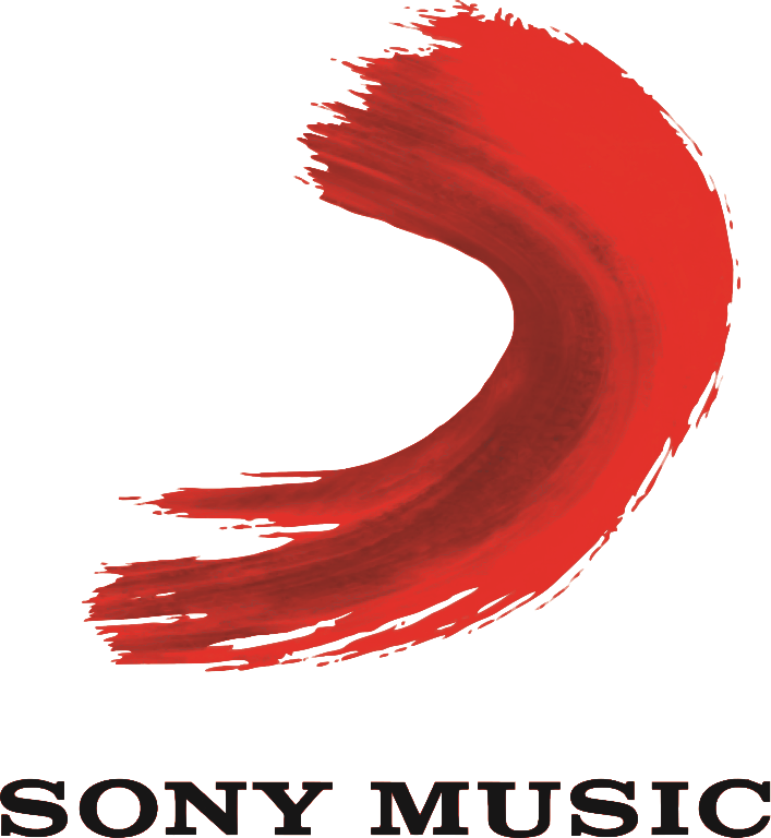 Sony Music Logo Brush Stroke Design