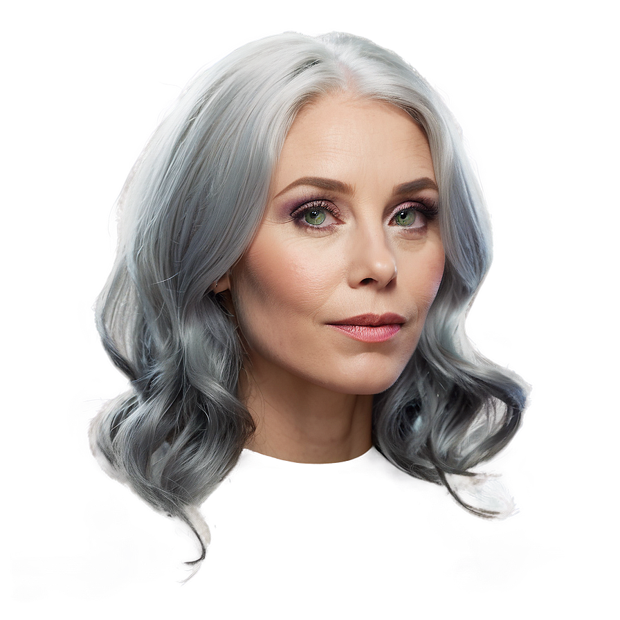 Sophisticated Grey Hair Png Qln45