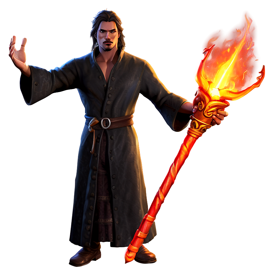 Sorcerer Magic Staff Png 91