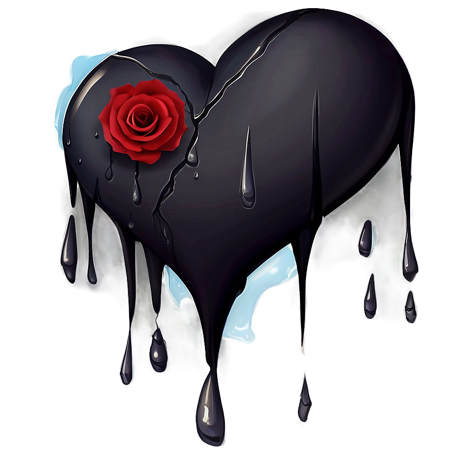 Sorrow Broken Heart Emoji Png 10