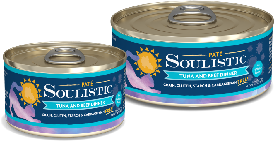 Soulistic Tunaand Beef Dinner Cat Food Cans