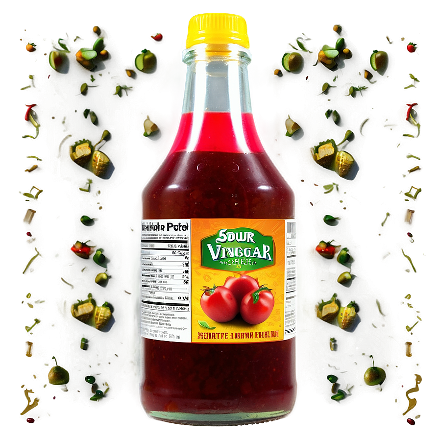 Sour Vinegar Bottle Png 06252024