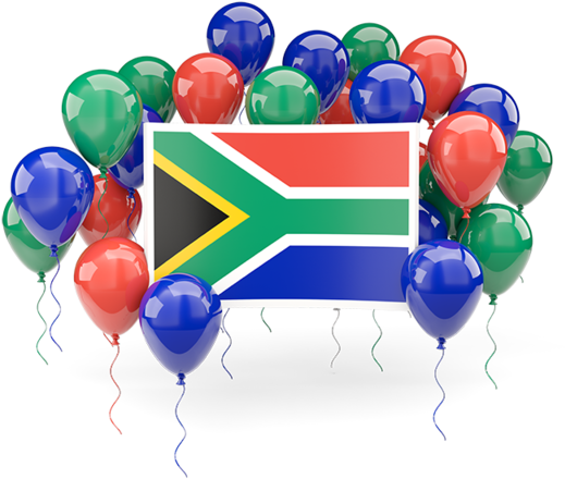 South African Flag Celebration Balloons