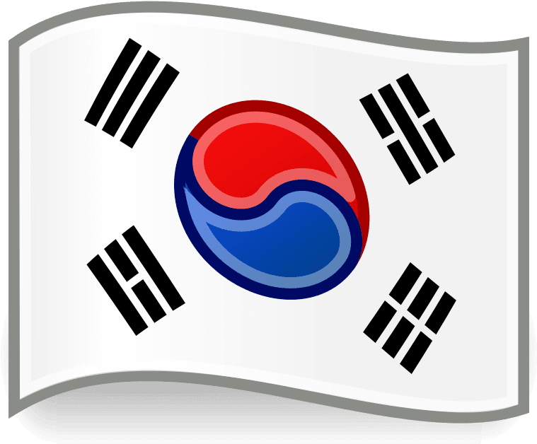 South Korean Flag Illustration