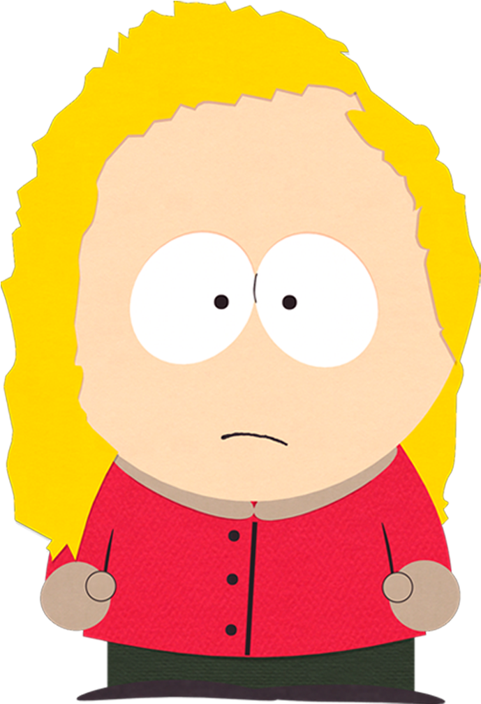 South Park Yellow Haired Character