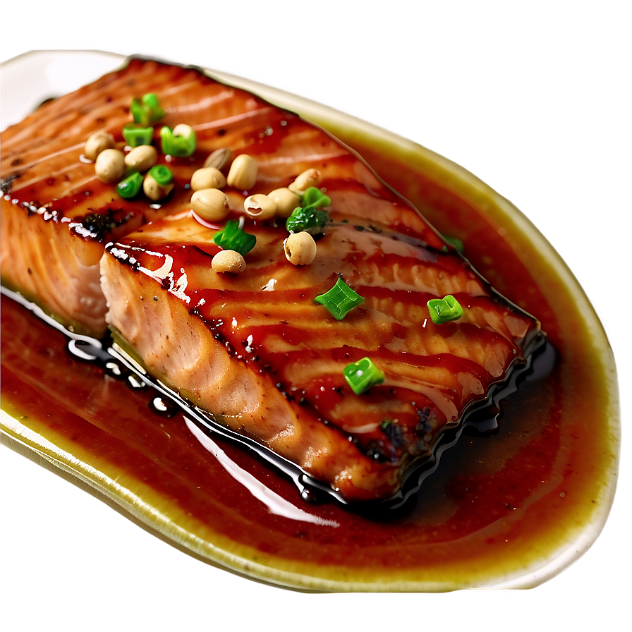 Soy Glazed Salmon Png Kcg