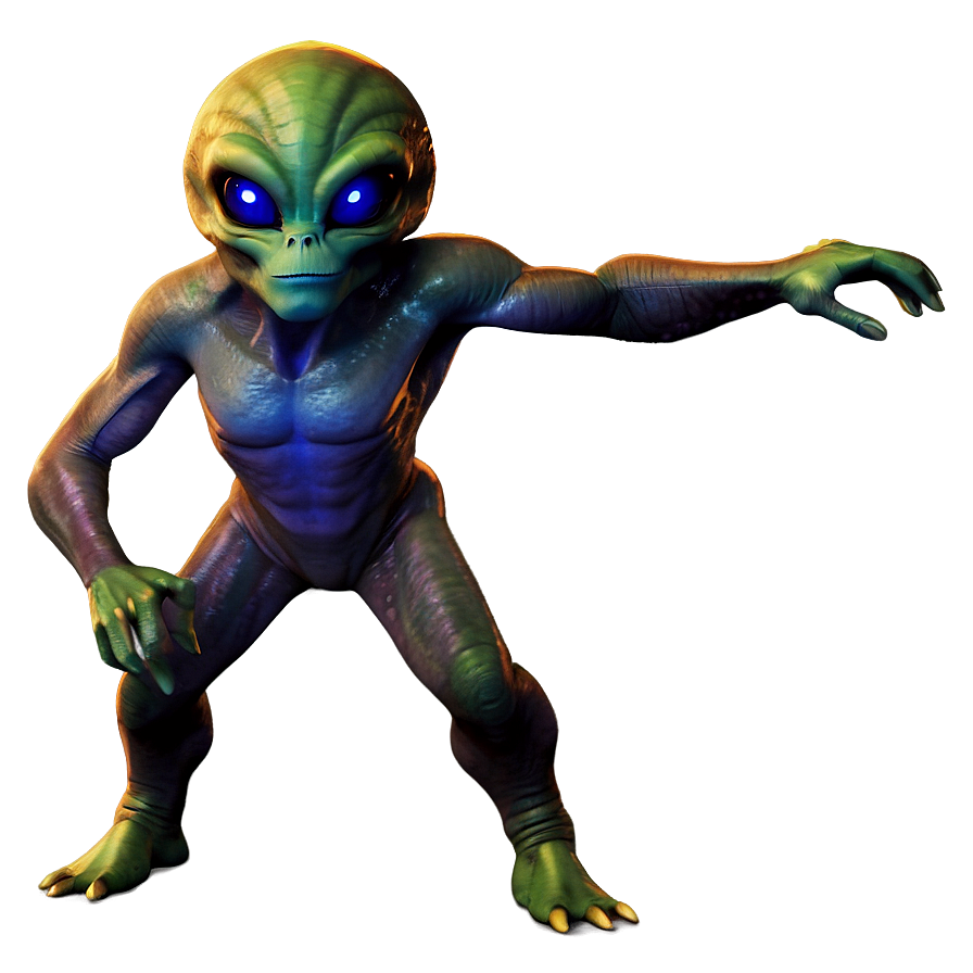 Space Cartoon Alien Png Qvt