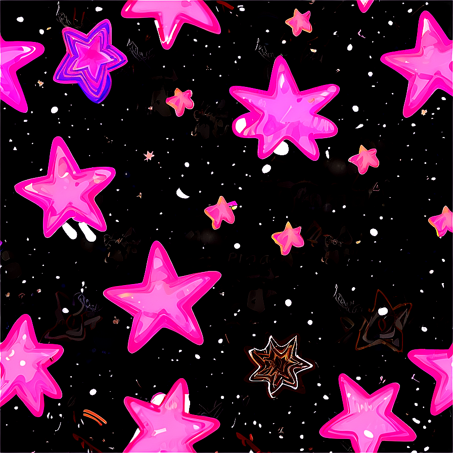 Space Pink Stars Png 56