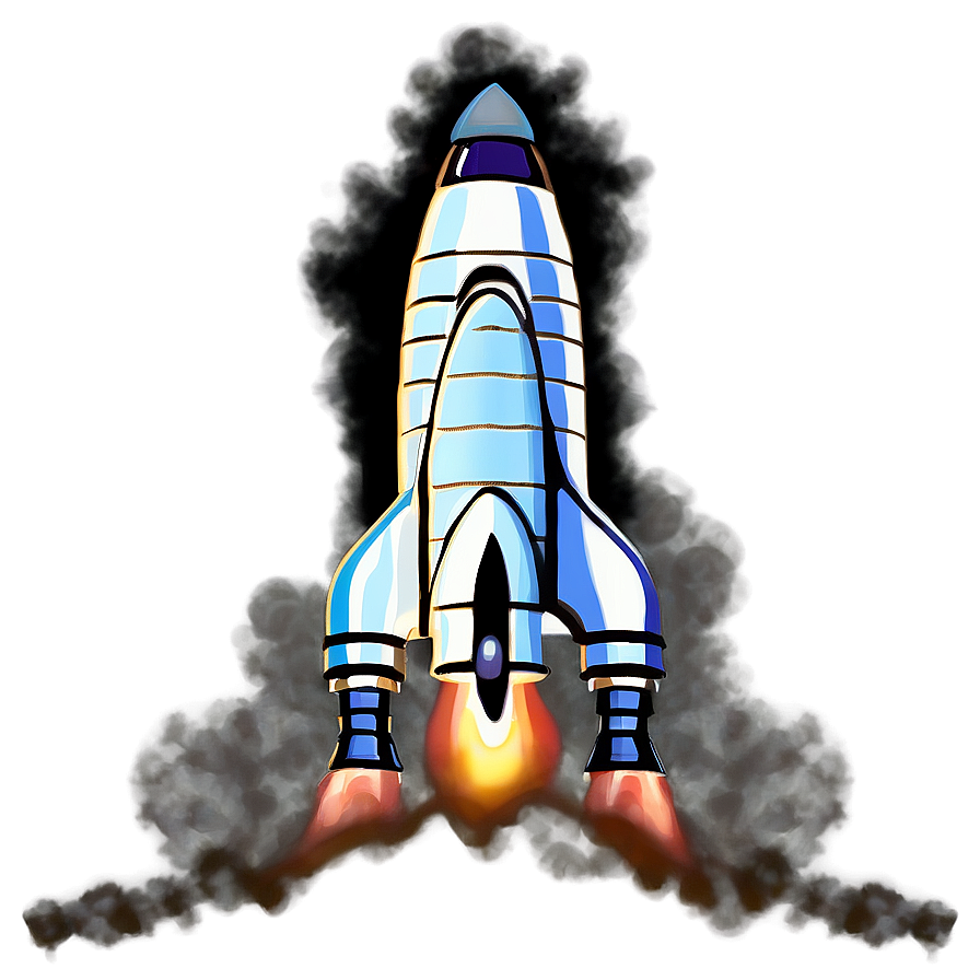 Space Rocket Launch Smoke Png Wnl68