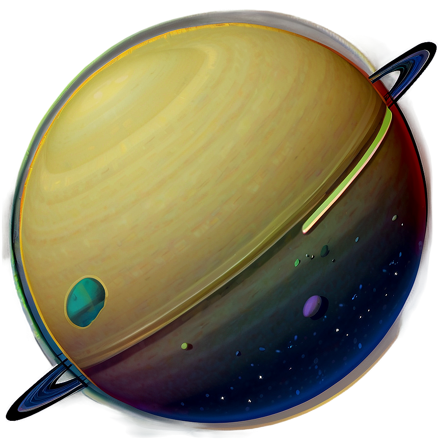 Space Saturn Graphic Png Edd