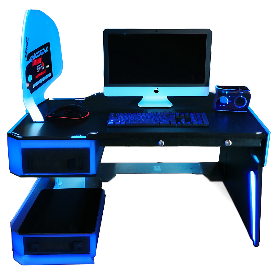 Space-saving Gaming Desk Png 06212024