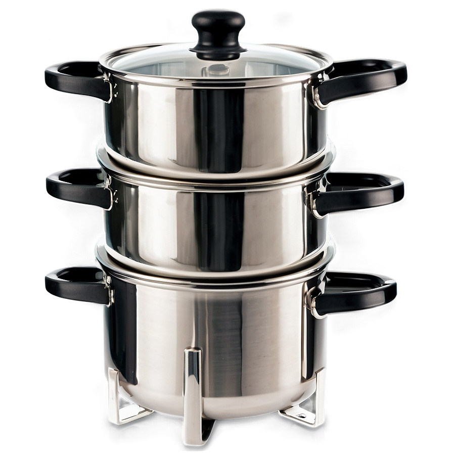 Space Saving Stackable Cooking Pot Png Wkr