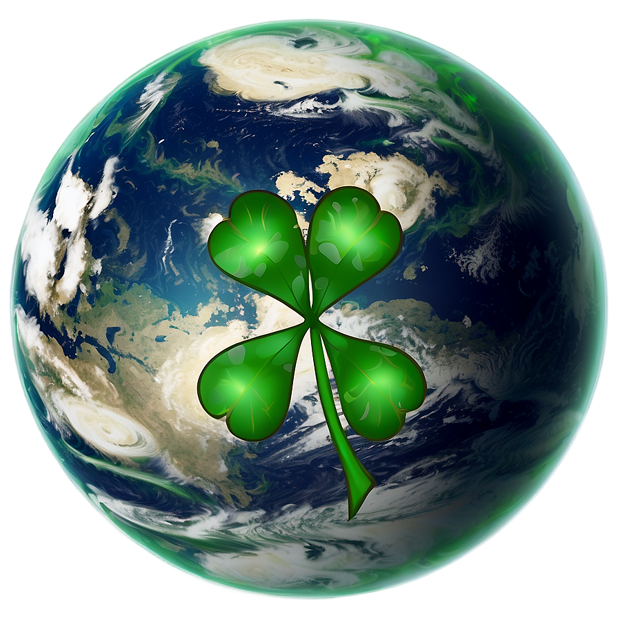 Space Shamrock Planet Png Ahb