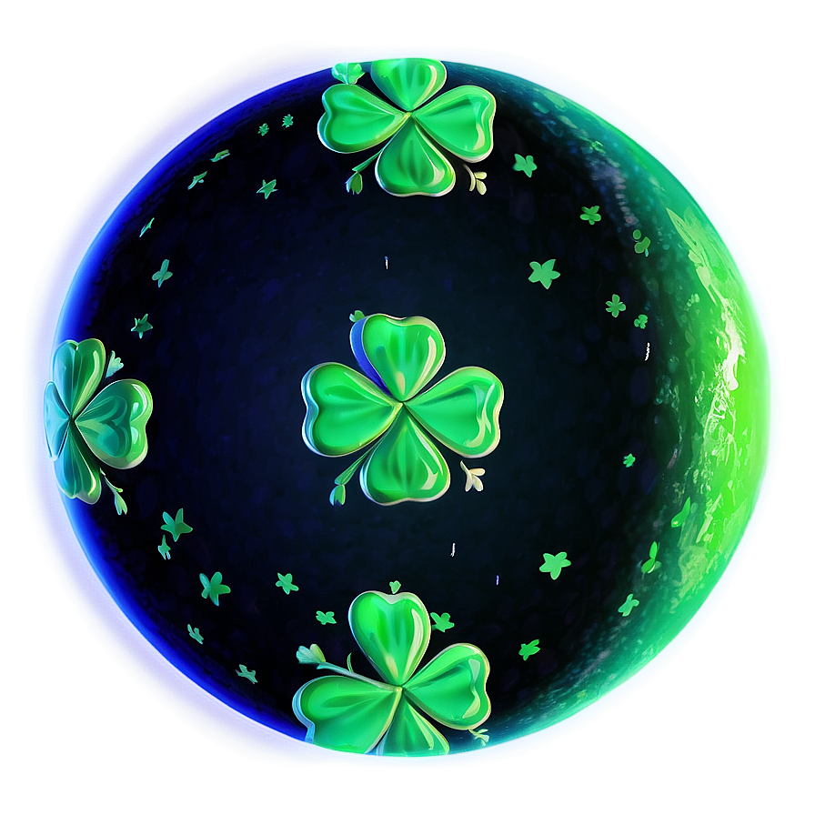 Space Shamrock Planet Png Gqs