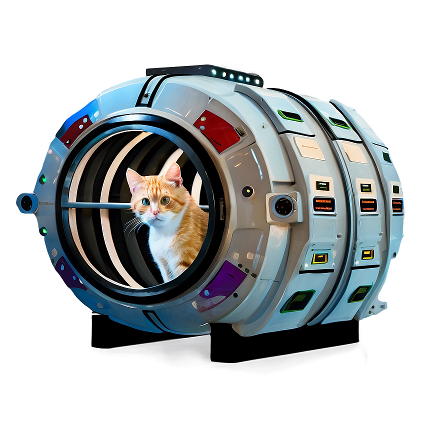 Space Station Cat Png Woi24