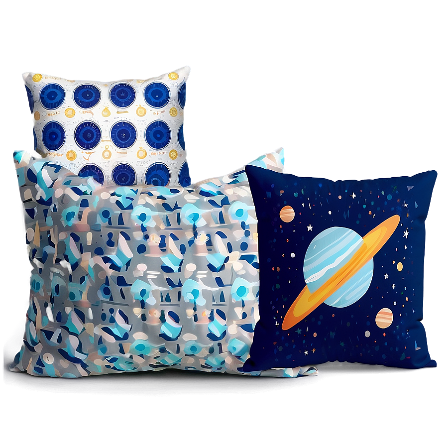 Space Theme Throw Pillows Png 06262024