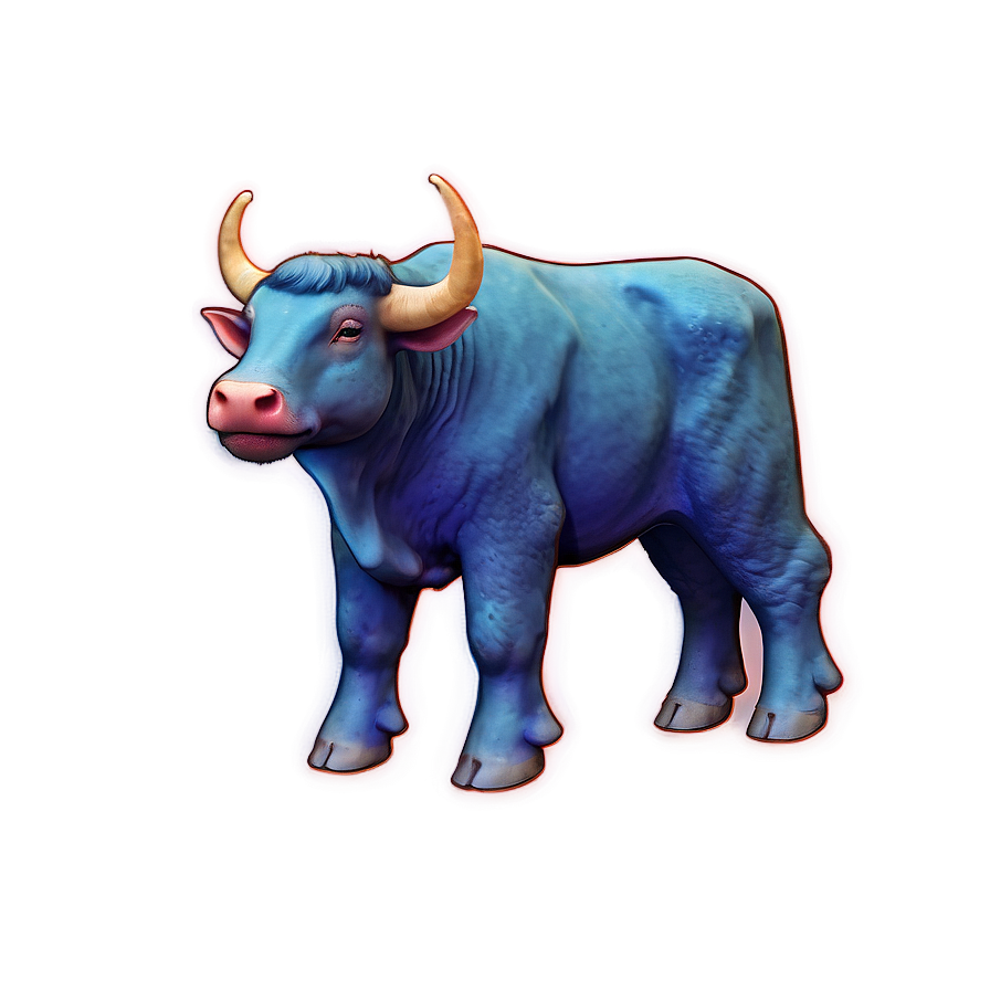 Space-themed Ox Png Lxw15