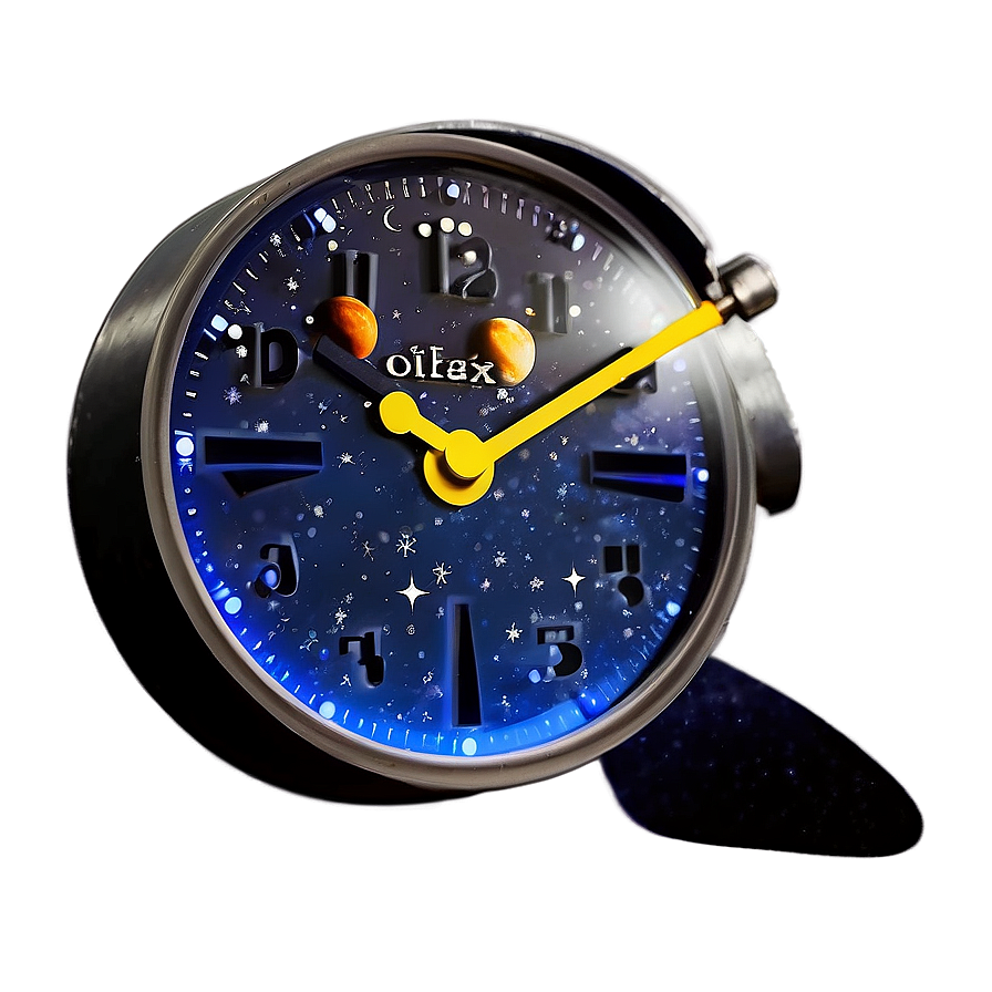 Space Themed Wall Clock Png Tok28