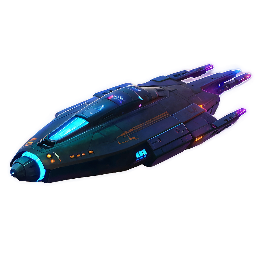 Spaceship With Force Field Png 05212024