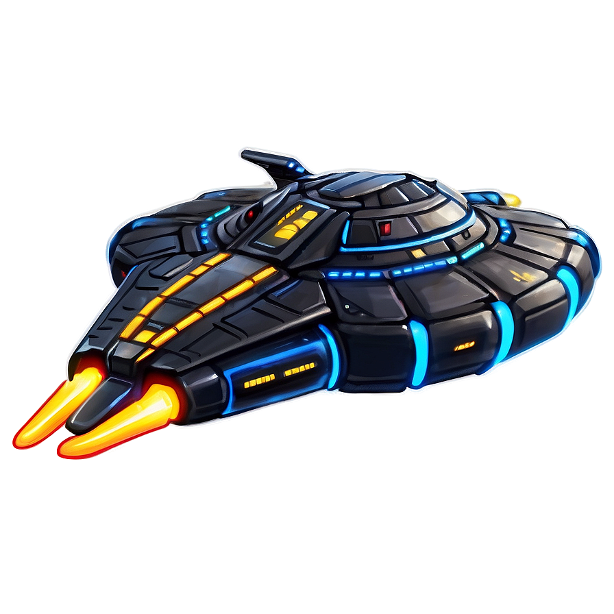 Spaceship With Force Field Png Rnf41