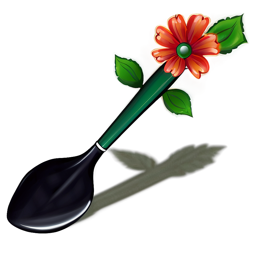 Spade With Flowers Png 44