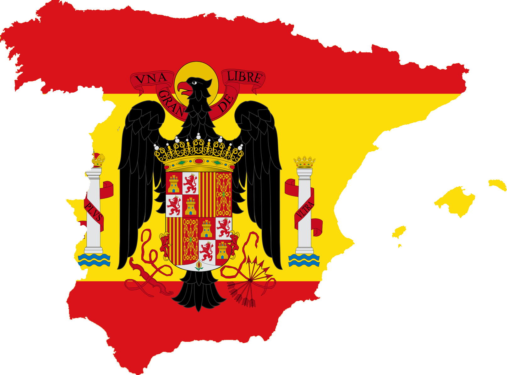 Spain Mapwith Coatof Arms