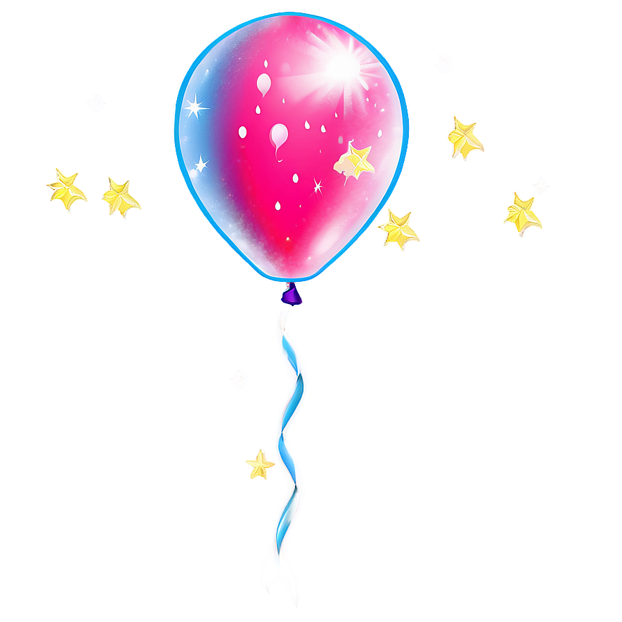 Sparkle Balloon Emoji Png 93