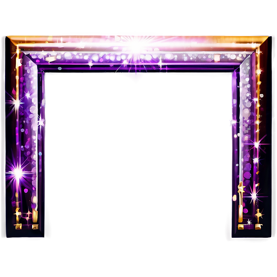 Sparkle Frame Png Vsd13