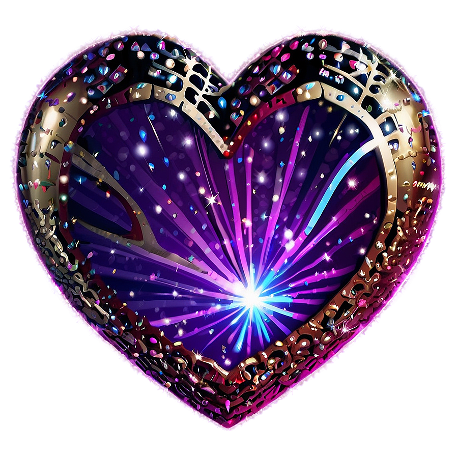 Sparkle Heart Png 04292024