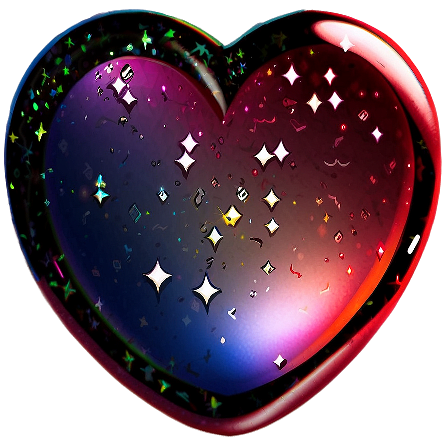 Sparkle Heart Png Jqv23