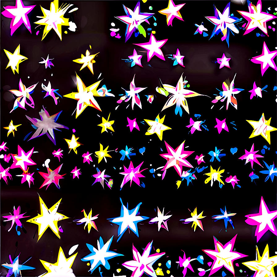 Sparkle Star Pattern Png 46