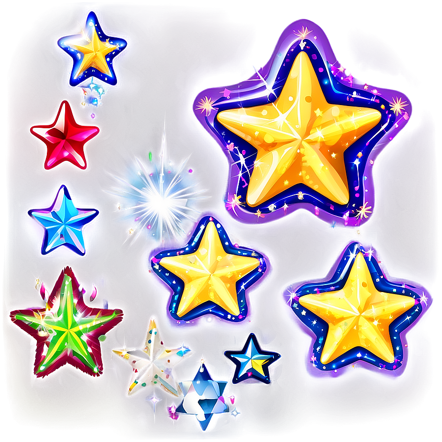 Sparkle Stars Clipart Png Lwv