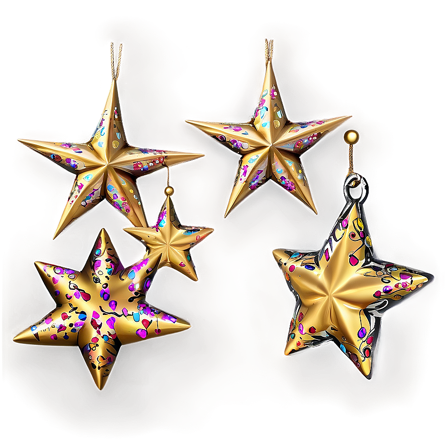 Sparkle Stars Decoration Png 17