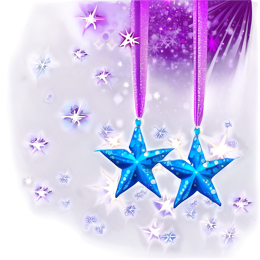 Sparkle Stars Decoration Png Oql99