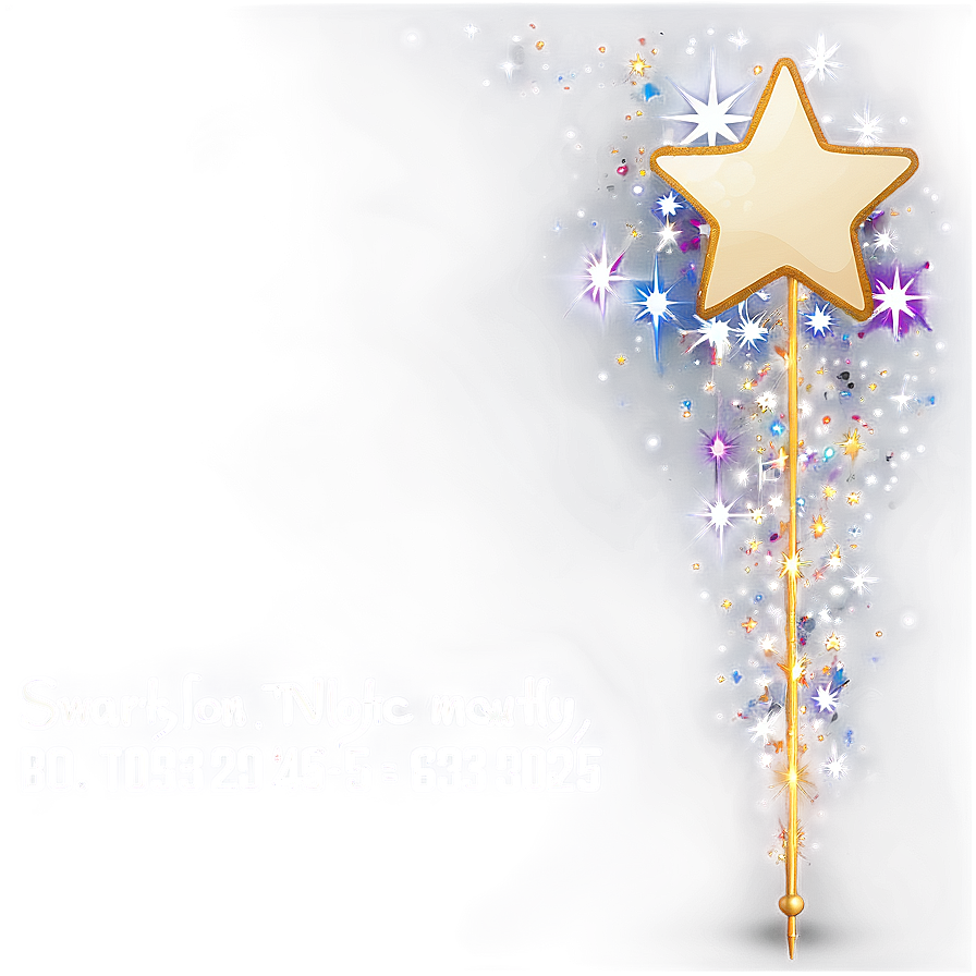 Sparkle Stars For Invitation Png 06252024