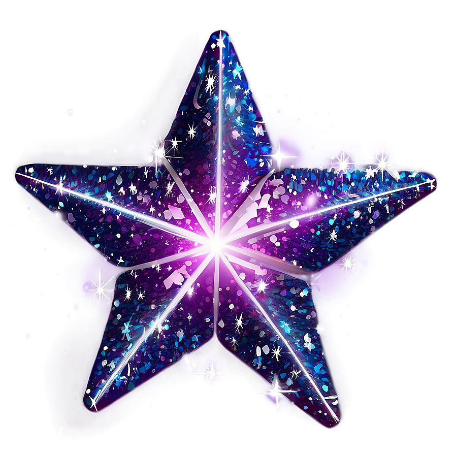 Sparkle Stars With Glitter Effect Png 06252024