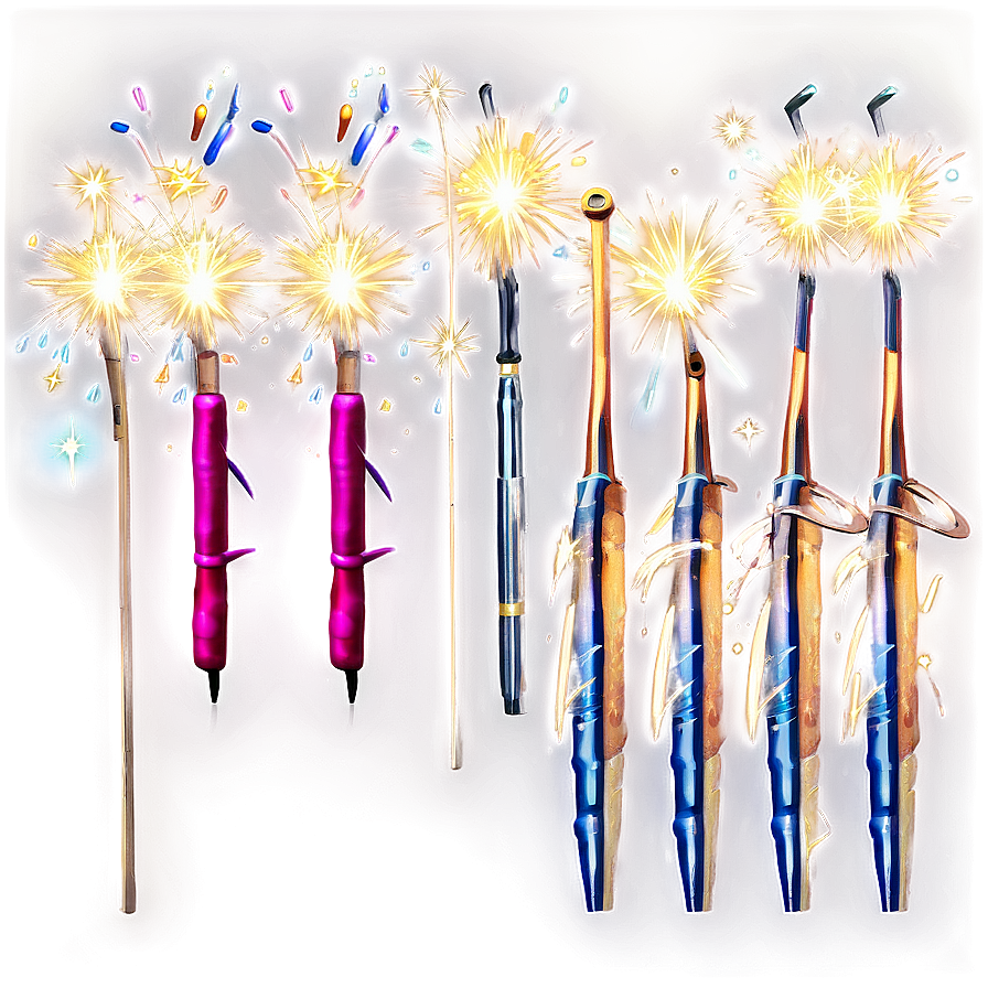 Sparklers Golden Glow Png 68