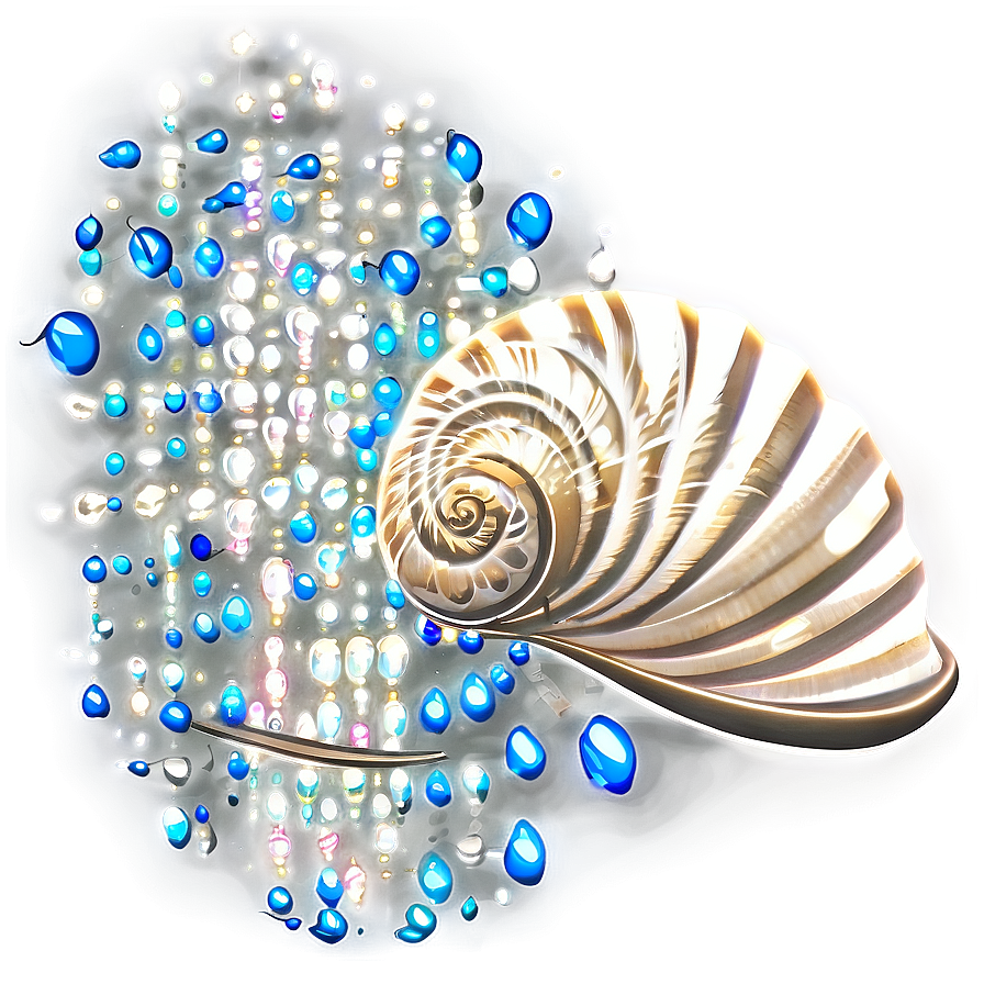 Sparkling Beach Shell Png 11
