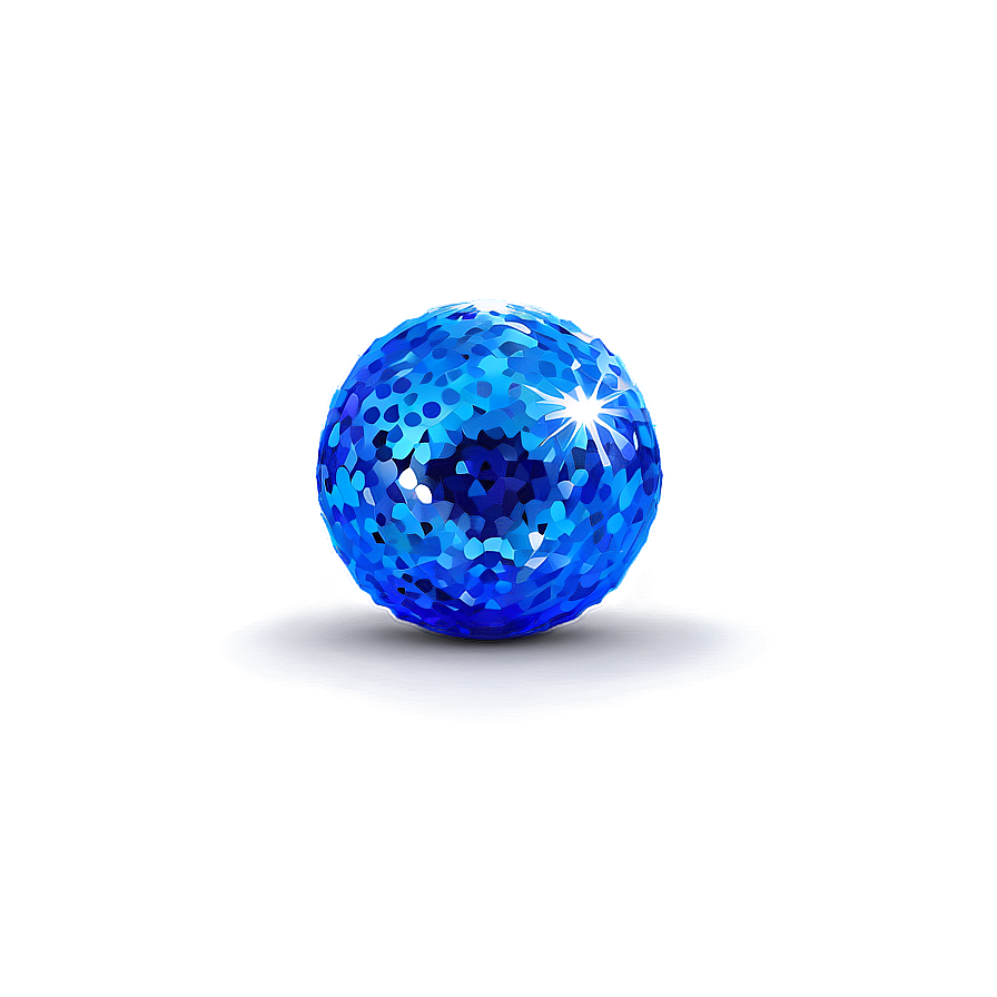 Sparkling Blue Ball Png Vjy73