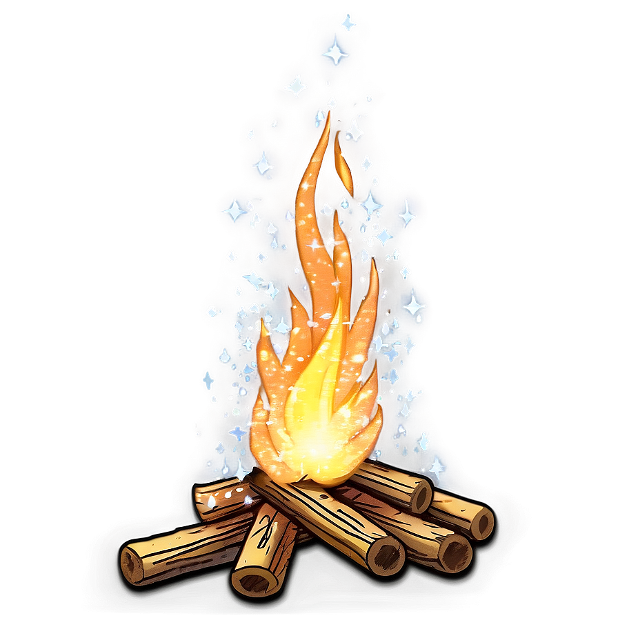 Sparkling Bonfire Png B