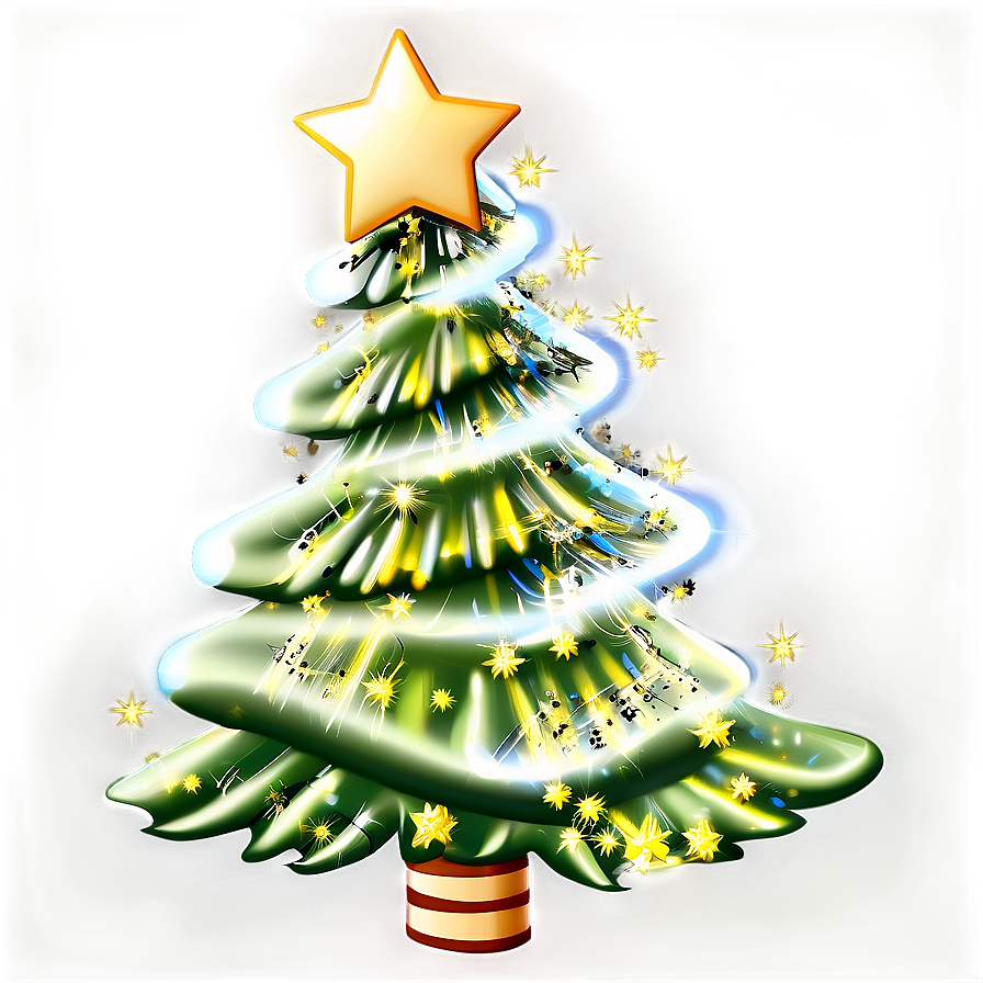 Sparkling Christmas Tree Png 19