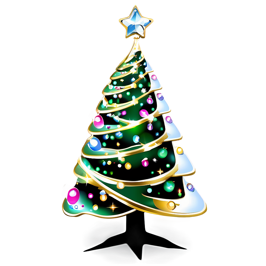 Sparkling Christmas Tree Png 93