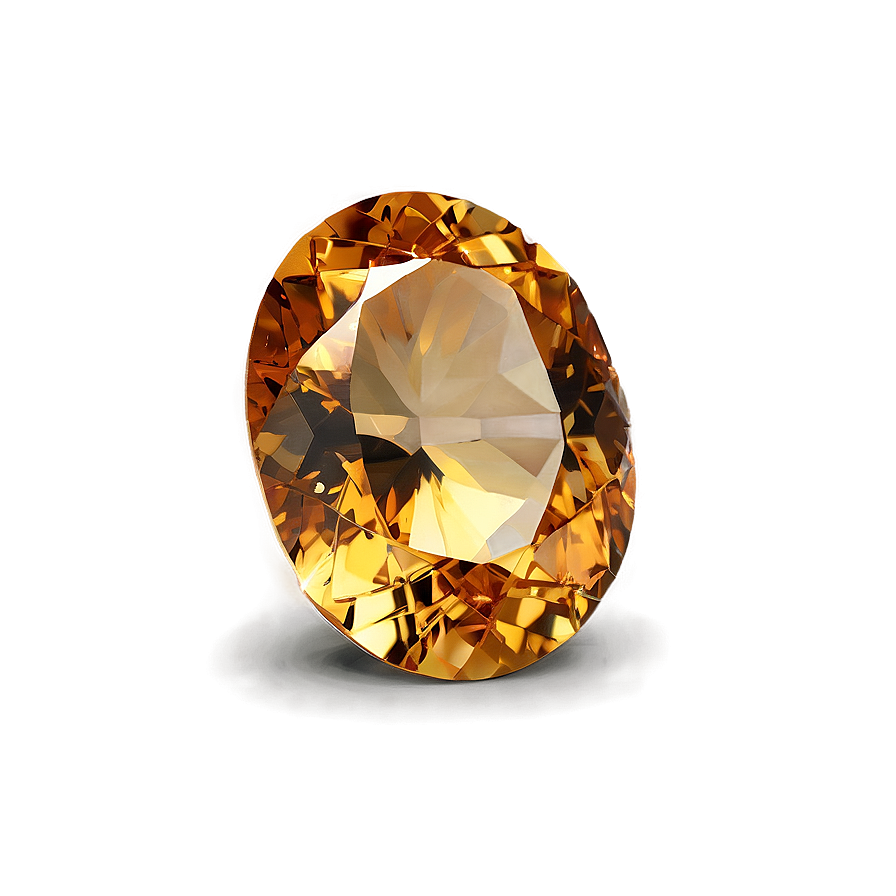 Sparkling Citrine Gem Png Lnj65