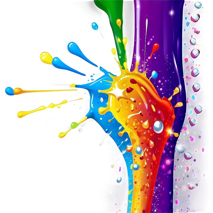 Sparkling Color Splash Png 59