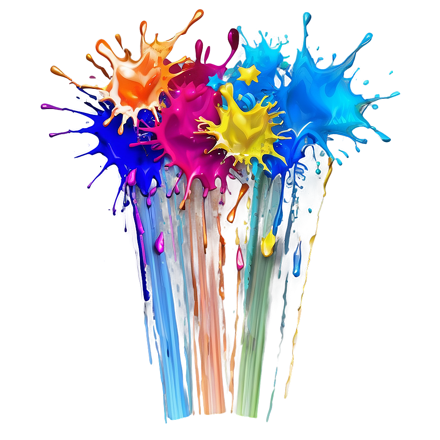 Sparkling Color Splash Png Ngi68